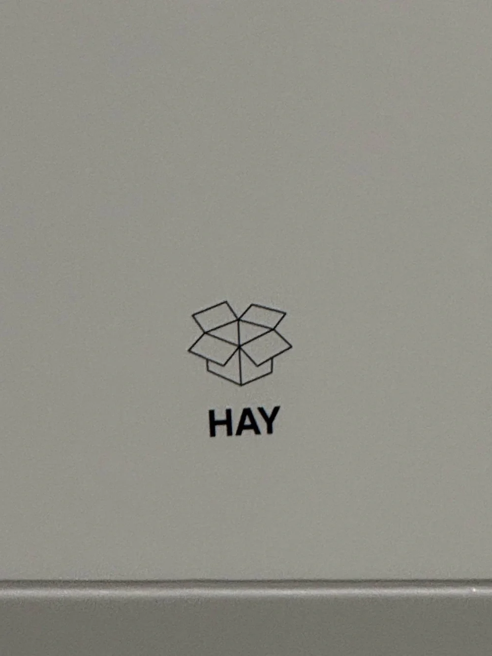 HAY Denmark Medium Grey Colour Storage Box Magnetic Lid Scandinavian Home